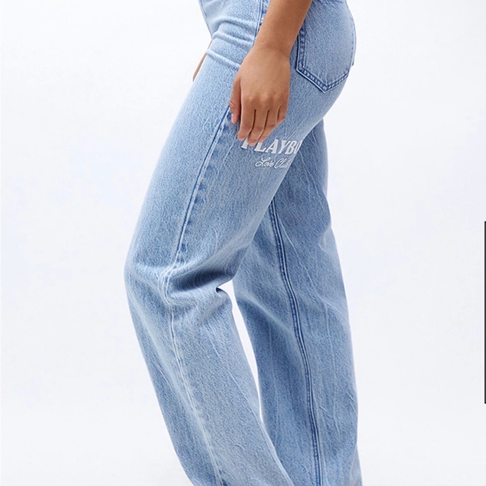 PLAYBOY Women's Denim Straight Leg Jeans